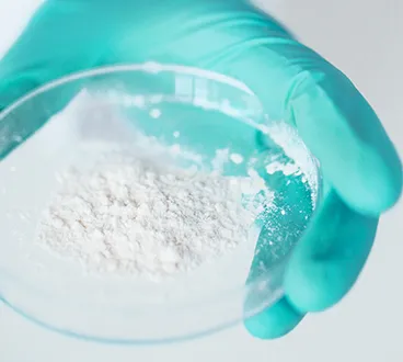white powder