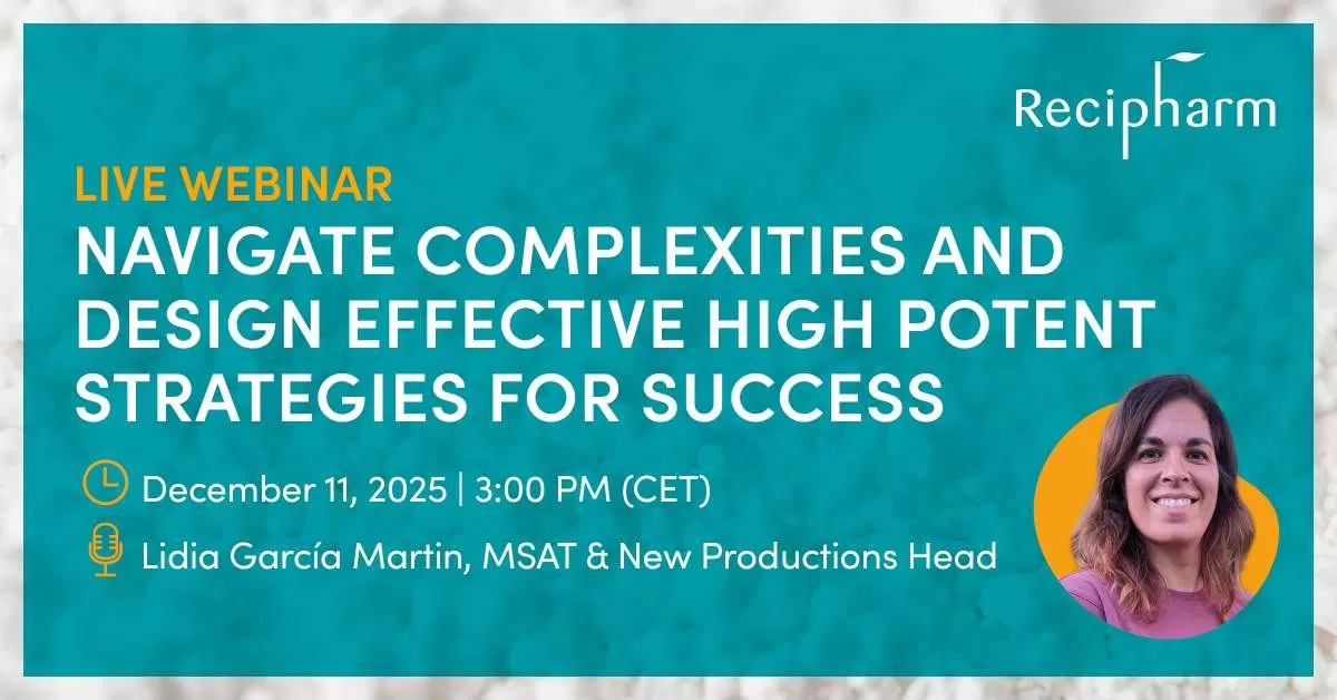 Webinar | Navigate complexities and design effective HPAPI strategies for success